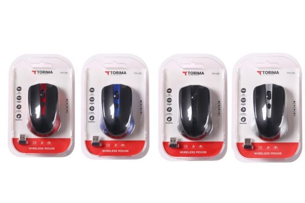 TORİMA TM-09 KABLOSUZ MOUSE BLACK-SİLVER